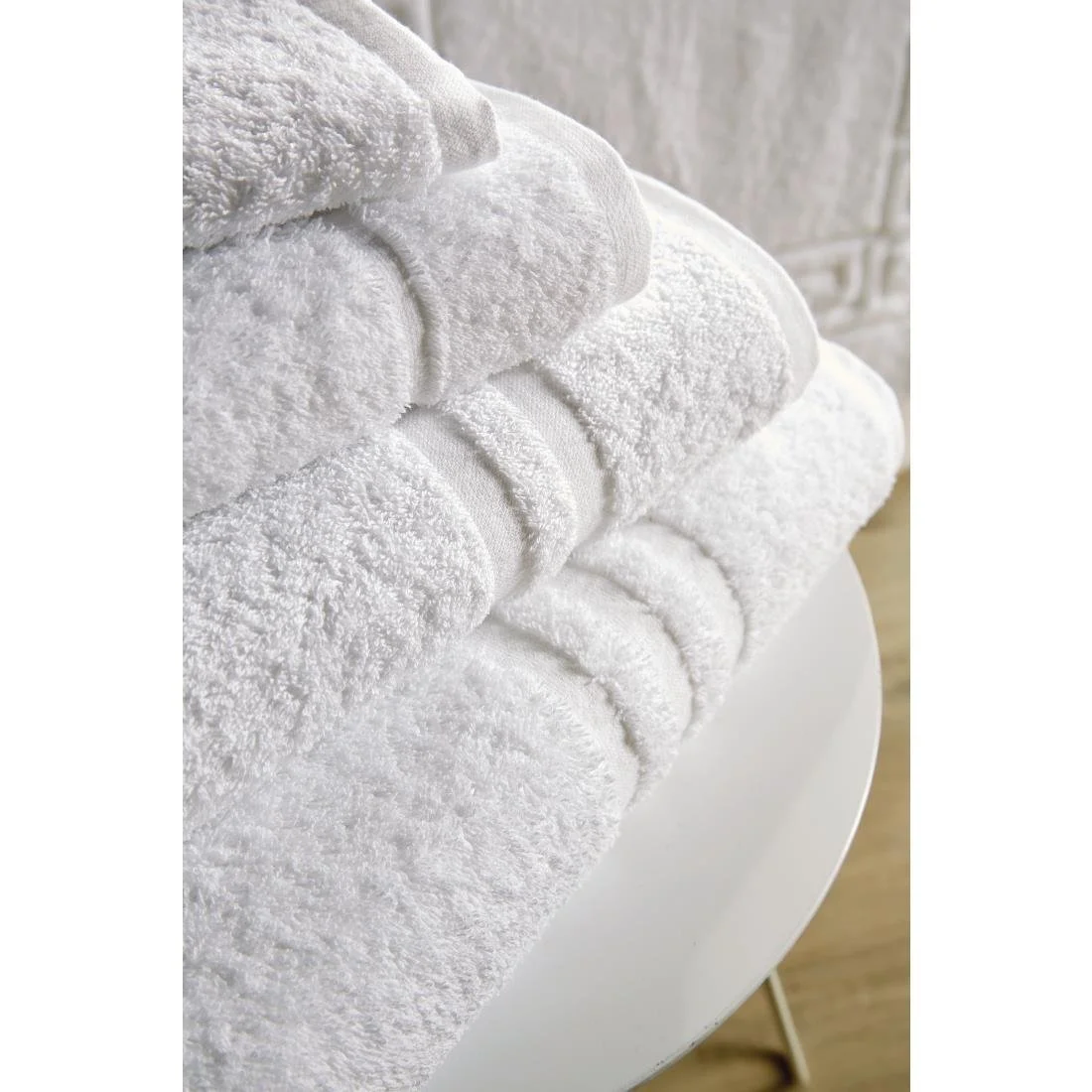 Eco Towel White Face Cloth 30x30cm (10 Pack) - Image 4