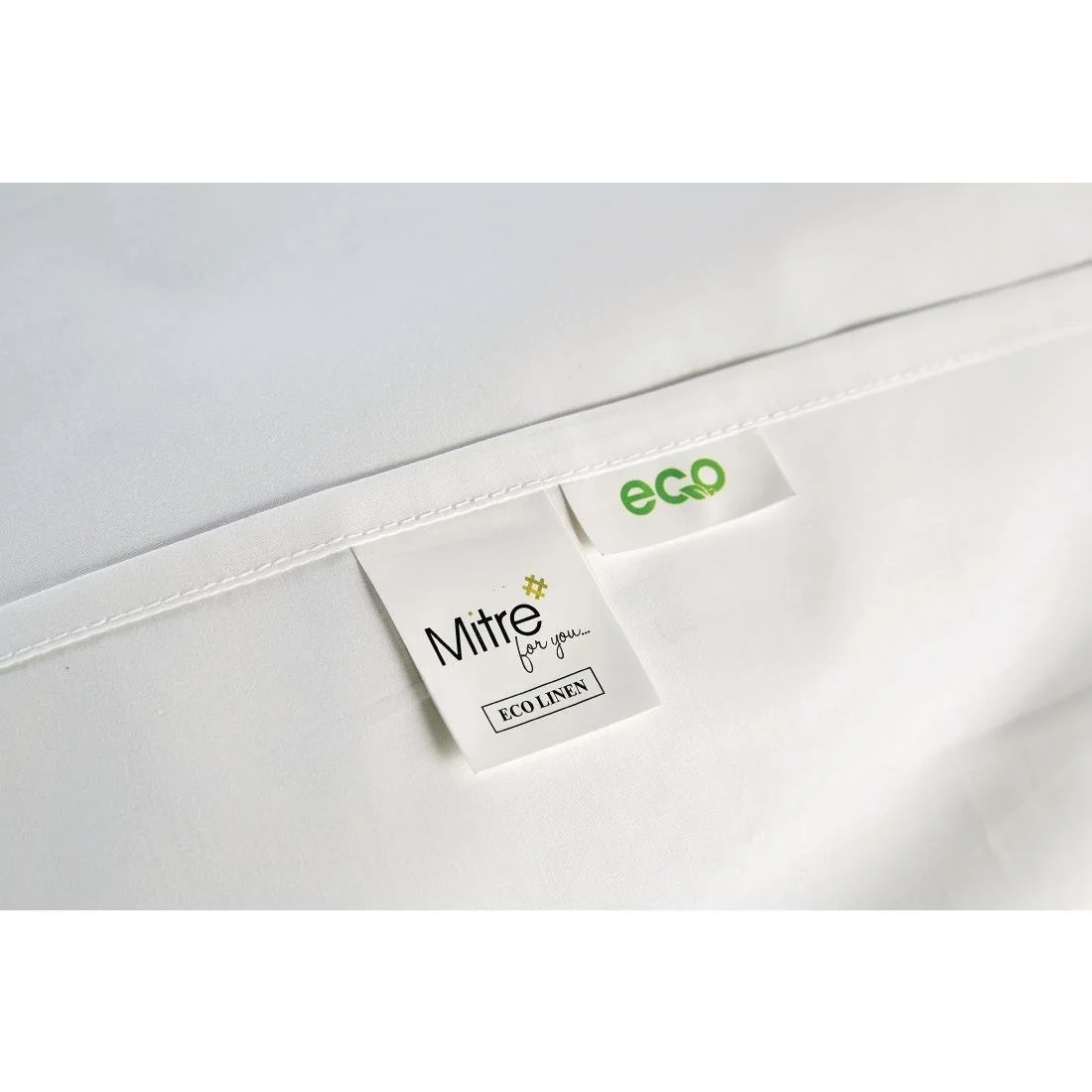 Mitre Eco Organic Fitted Sheet White - Image 2