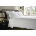 Comfort Vercelli Checked Open Duvet Cover White - Image 1