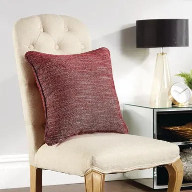 Mitre Polaris Throw Cushion Garnet 43 x43cm