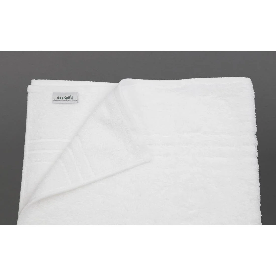 EcoKnit Bath Sheet White, 650gsm - Image 6