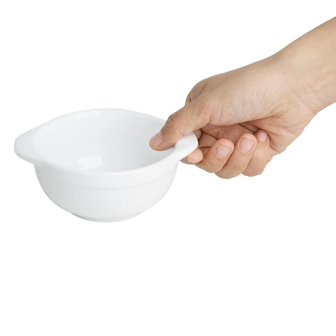 Olympia Whiteware Eared Bowls 250ml (6 Pack) - Image 5