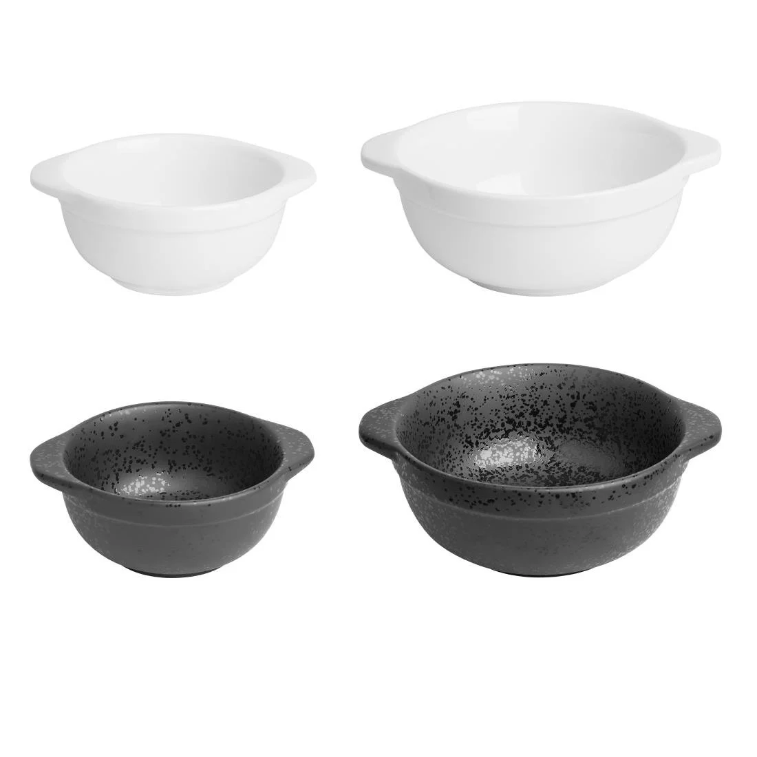 Olympia Whiteware Eared Bowls 640ml (4 Pack) - Image 6