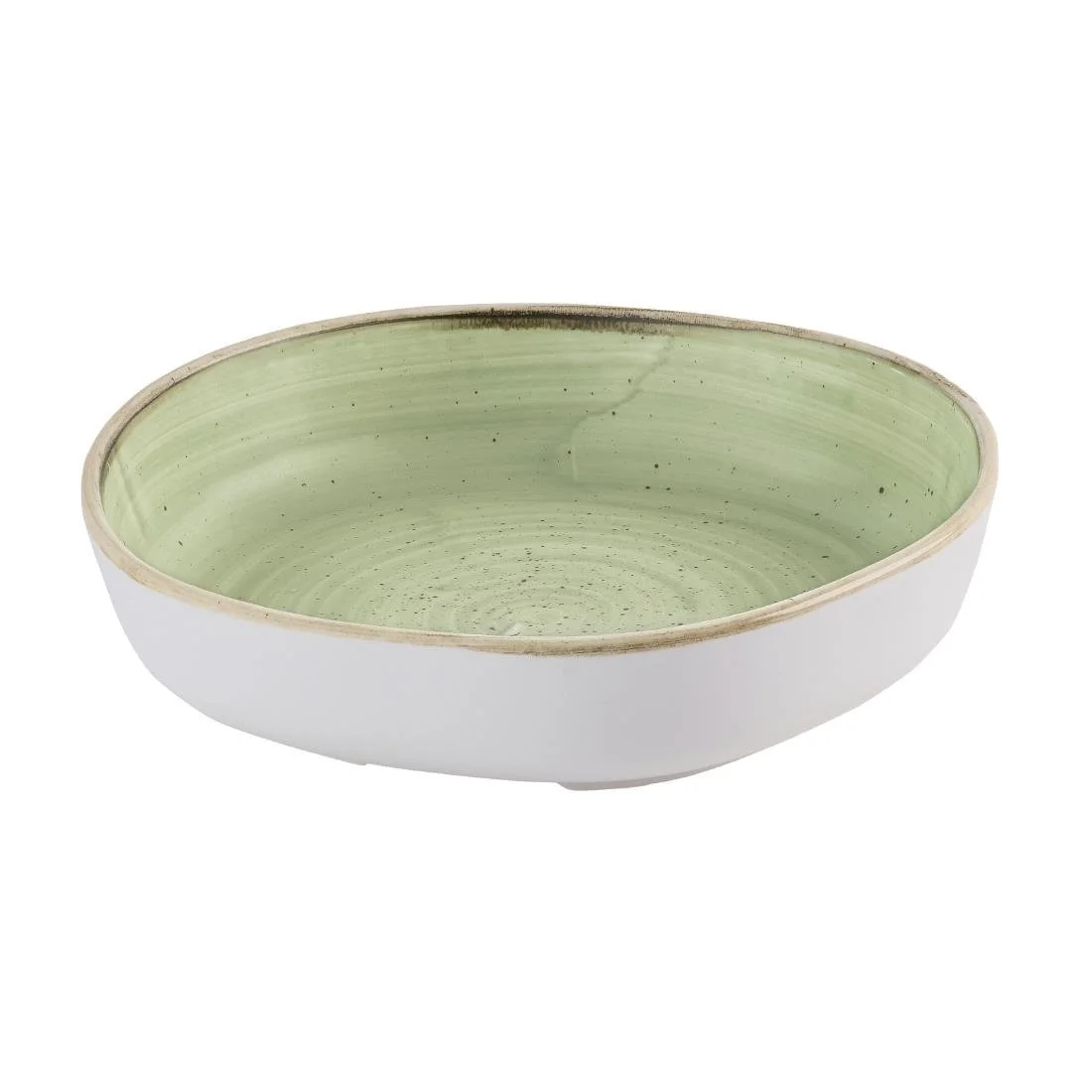 Churchill Stonecast Sage Green Organic Walled Bowls 197mm (6 Pack) - Image 2