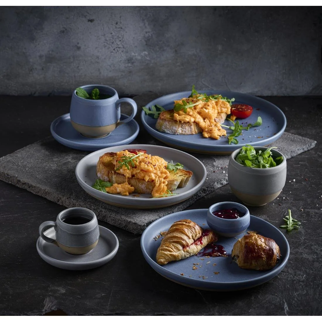 Churchill Emerge Oslo Blue Cups 295ml (12 Pack) - Image 2