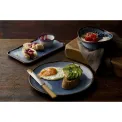 Dudson Harvest Indigo Organic Rectangle Angular Plates 106x160mm(12 Pack) - Image 2