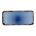 Dudson Harvest Indigo Organic Coupe Rectangle Platter 405x181mm (6 Pack) - Image 1