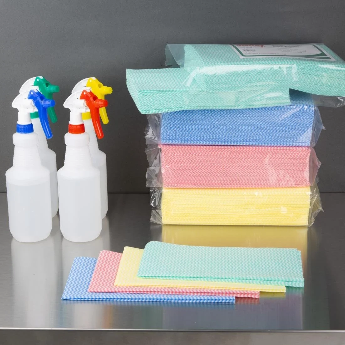 Jantex Non-Woven Cloths Yellow (50 Pack) - Image 5