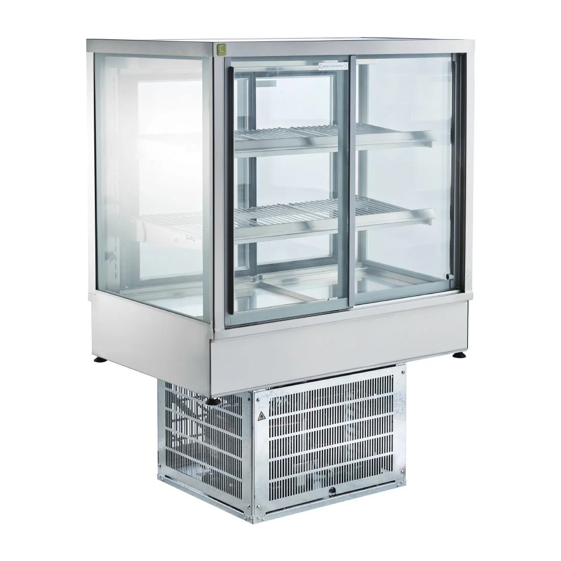 Cossiga Tower STG Refrigerated Drop-in Display w/Sliding Front & Rear Doors - Image 1