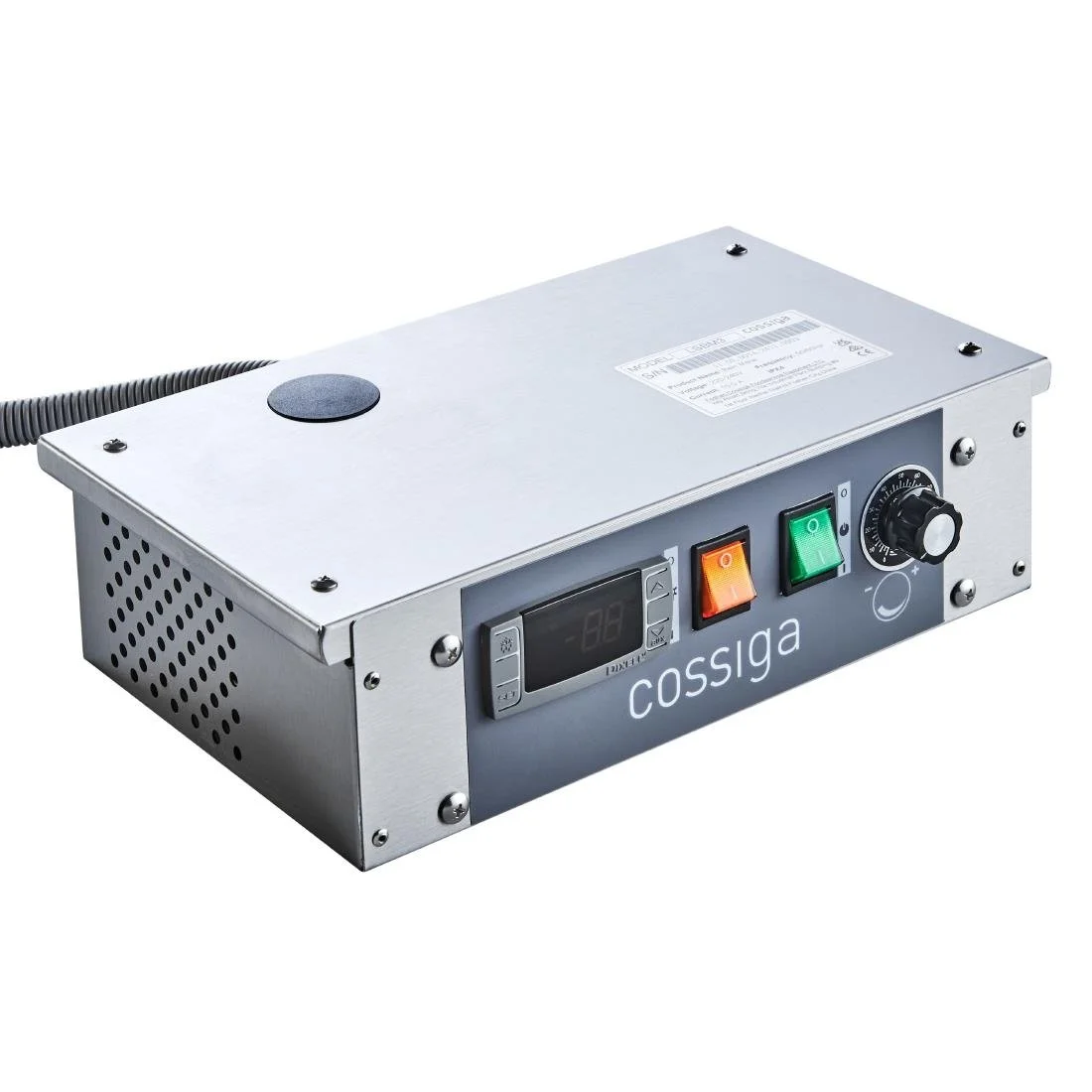 Cossiga Linear Series Drop-in Bain Marie w/Square Glass Assisted Service - Image 2