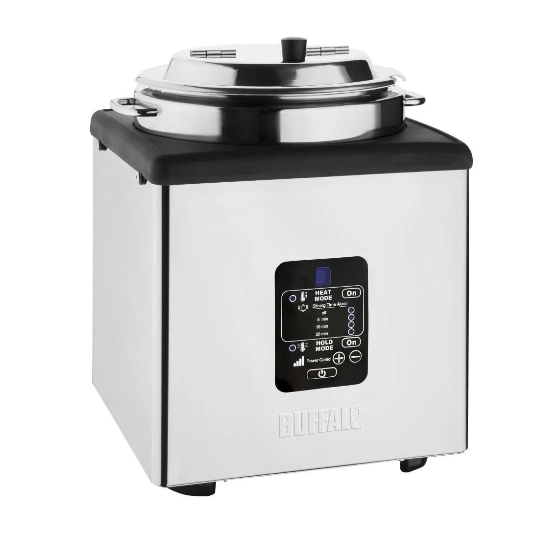 Buffalo Heat and Hold Soup Kettle Stainless Steel 9Ltr - Image 1