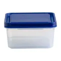 Wham Studio Rectangle Food Box Clear/Blue 1Ltr - Image 3