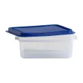 Wham Studio Rectangle Food Box Clear/Blue 1Ltr - Image 4