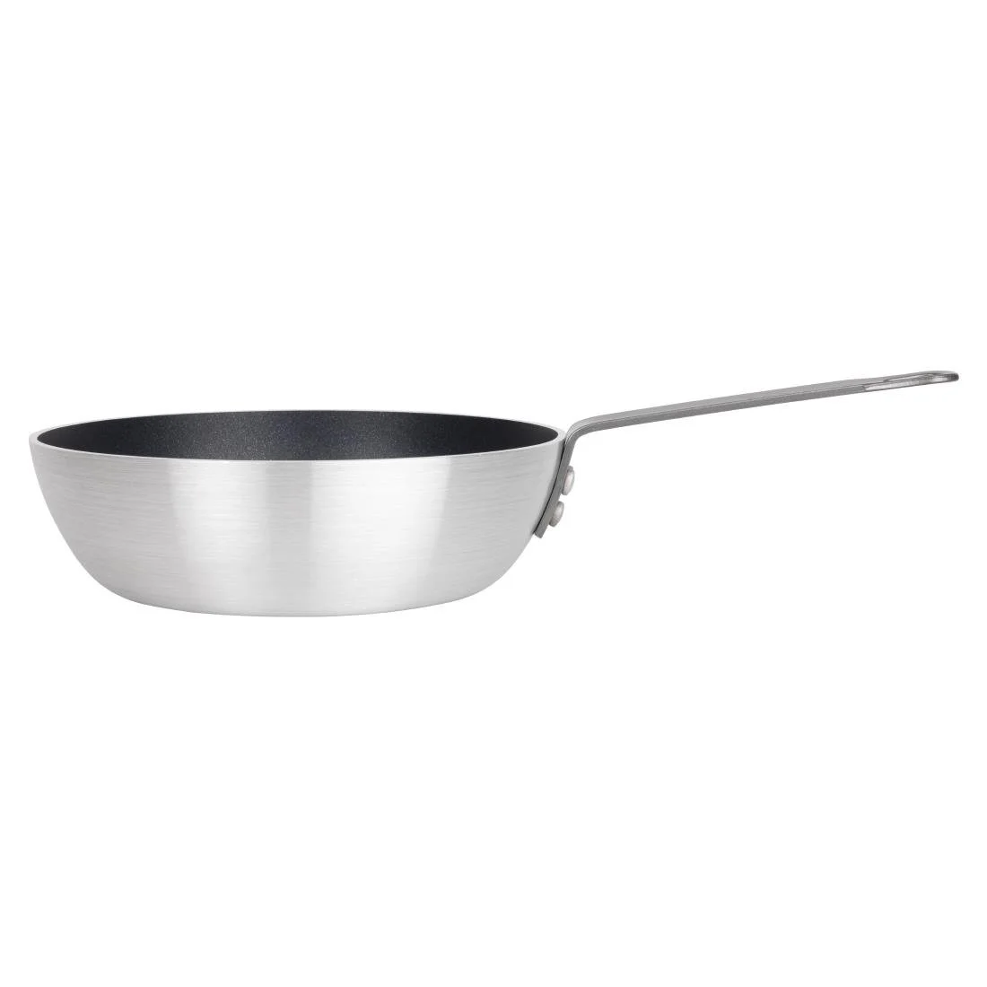 Vogue Aluminium Non-stick Teflon Platinum Plus Sauté Pan 24cm - Image 2