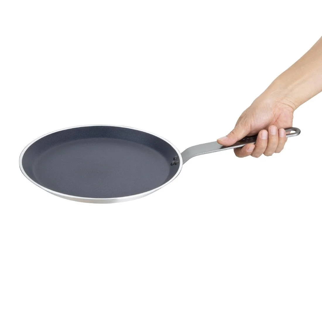 Vogue Aluminium Non-stick Teflon Platinum Plus Crepe Pan 26cm - Image 3