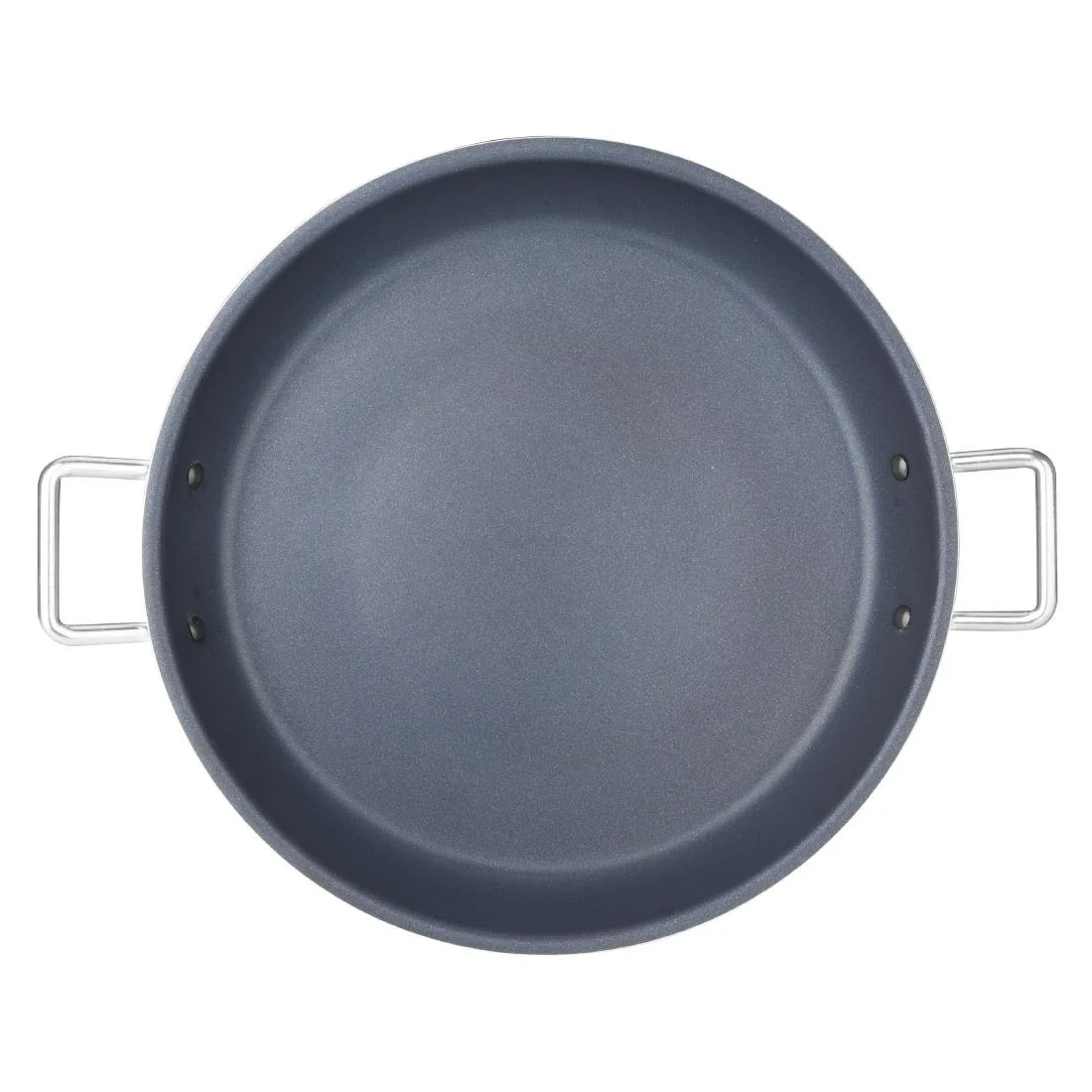 Vogue Aluminium Non-stick Teflon Platinum Plus Paella Pan 35cm - Image 2