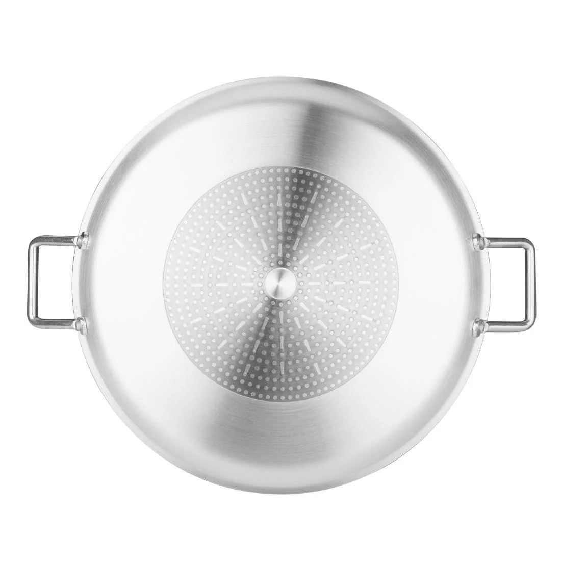 Vogue Aluminium Non-stick Teflon Platinum Plus Paella Pan 35cm - Image 5