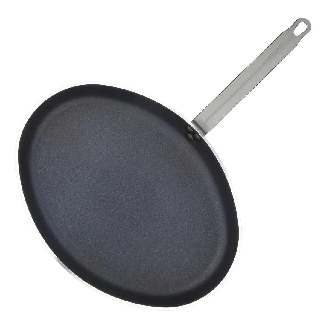 Vogue Aluminium Non-stick Teflon Platinum Plus Oval Frying Pan 40cm - Image 2