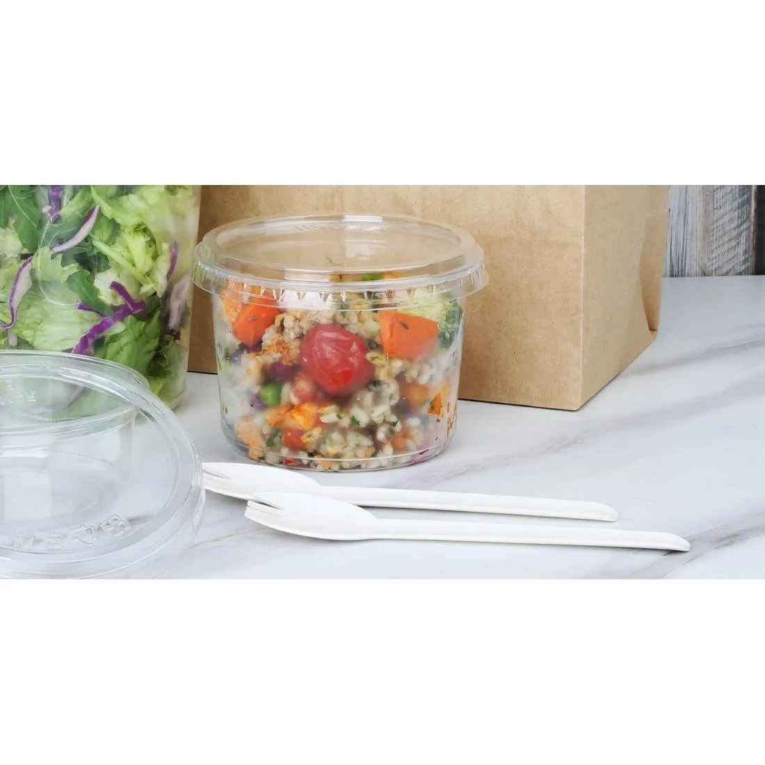 Fiesta Recyclable rPET Deli Cups 340ml/12oz (300 Pack) - Image 5