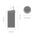 Brabantia Touch Bin Matt Black 30Ltr - Image 5