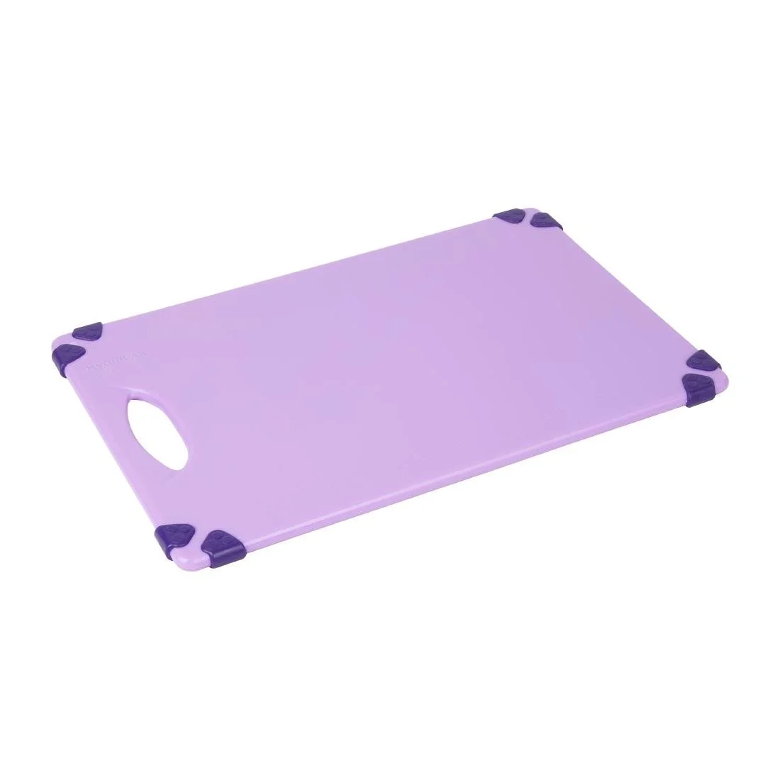 Hygiplas Commercial Grip Chopping Board Purple 458x306mm - Image 1