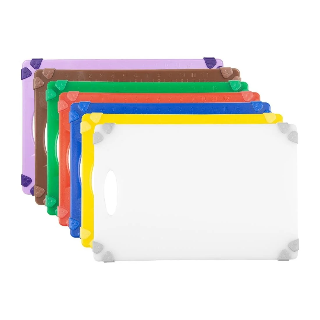 Hygiplas Commercial Grip Chopping Board Purple 458x306mm - Image 5