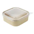 Fiesta Recyclable PET lid for Square Container Bases (300 Pack) - Image 5