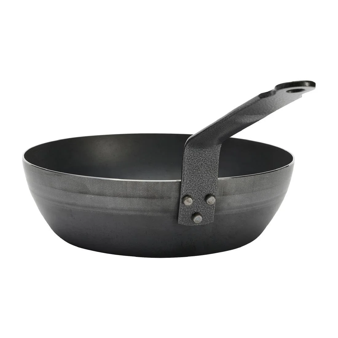 De Buyer Blue Carbon Steel Deep Round Pan 24cm - Image 4