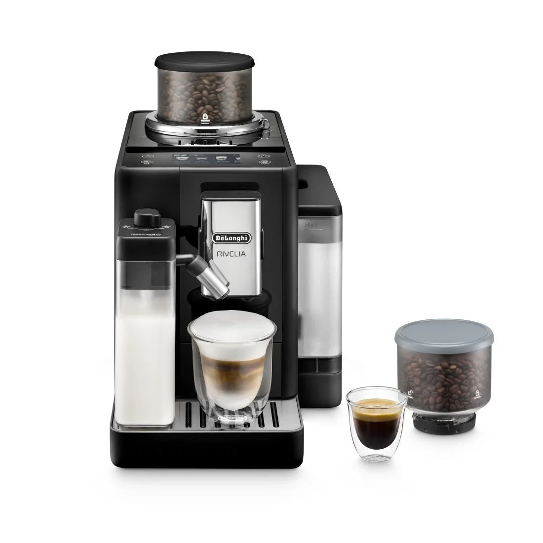 De'Longhi Rivelia Bean to Cup Coffee Machine Black - Image 4