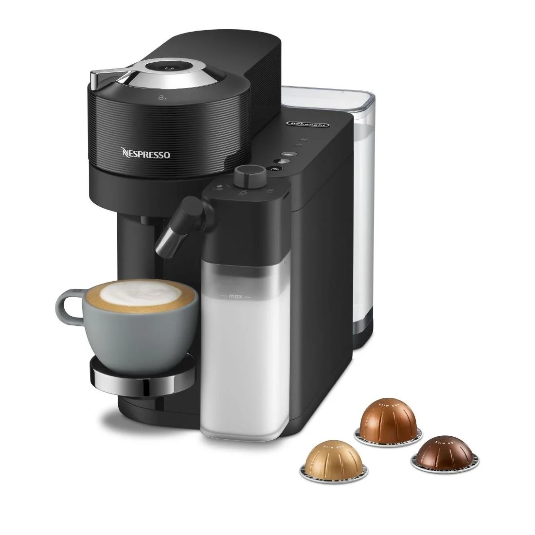 De'Longhi Nespresso Vertuo Lattissima Coffee Machine Black ENV300 - Image 1