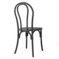Bolero Soho Bentwood Style Resin Chairs Black (4 Pack) - Image 3