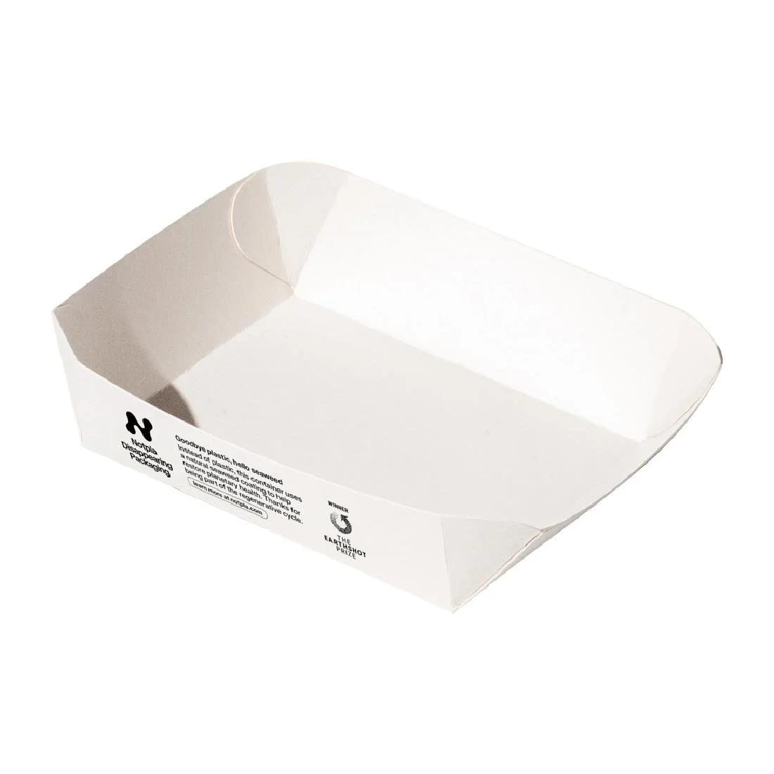 Notpla 6"x6" Square Trays - White (600 Pack) - Image 1