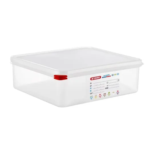 Araven Transparent Airtight Container GN 2/3 100mm 9Ltr