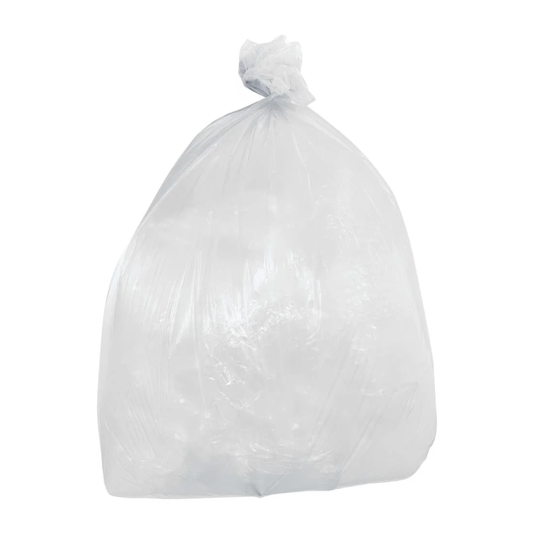 Jantex Light Duty Bin Bags Clear 80Ltr (200 Pack) - Image 1