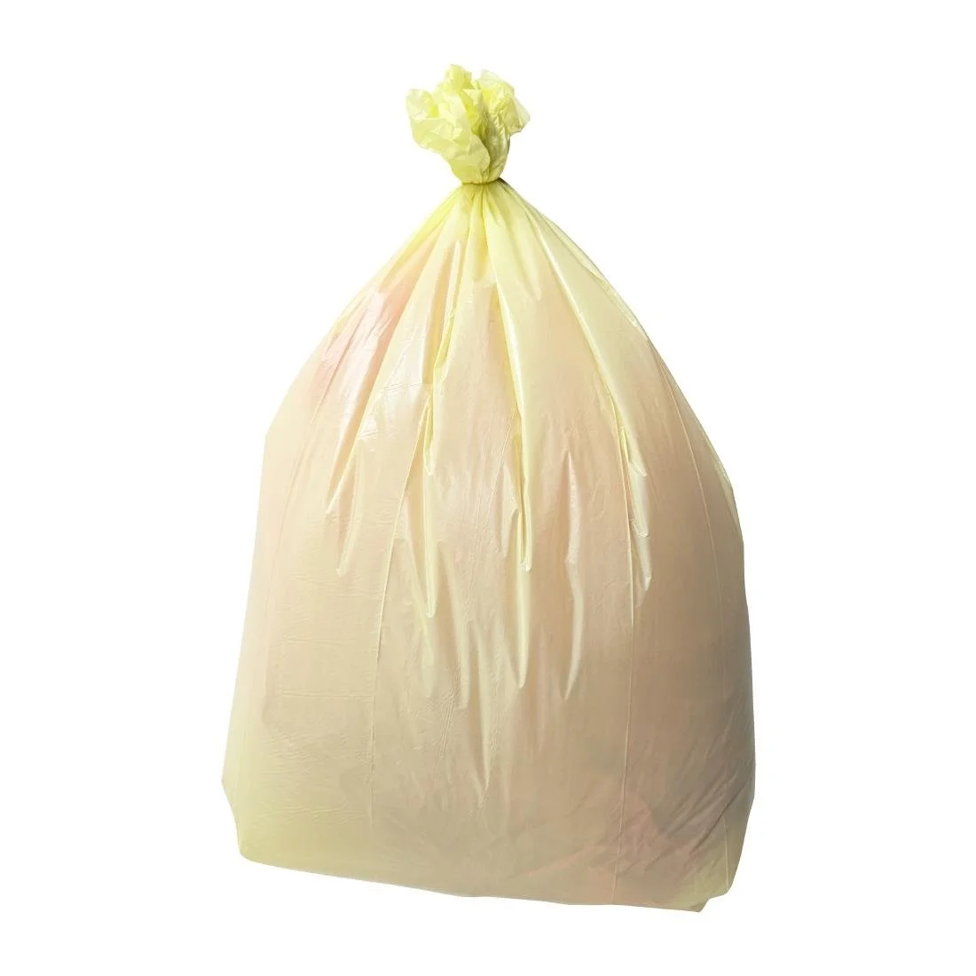Jantex Medium Duty Bin Bags Yellow 80Ltr (200 Pack) - Image 1