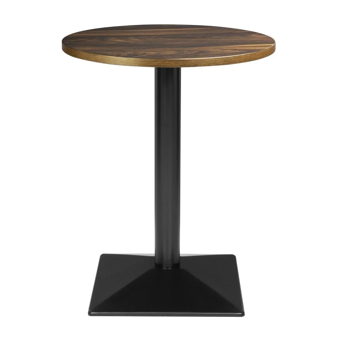 Bolero Complete Table Round Dark Wood Effect 600mm - Image 1
