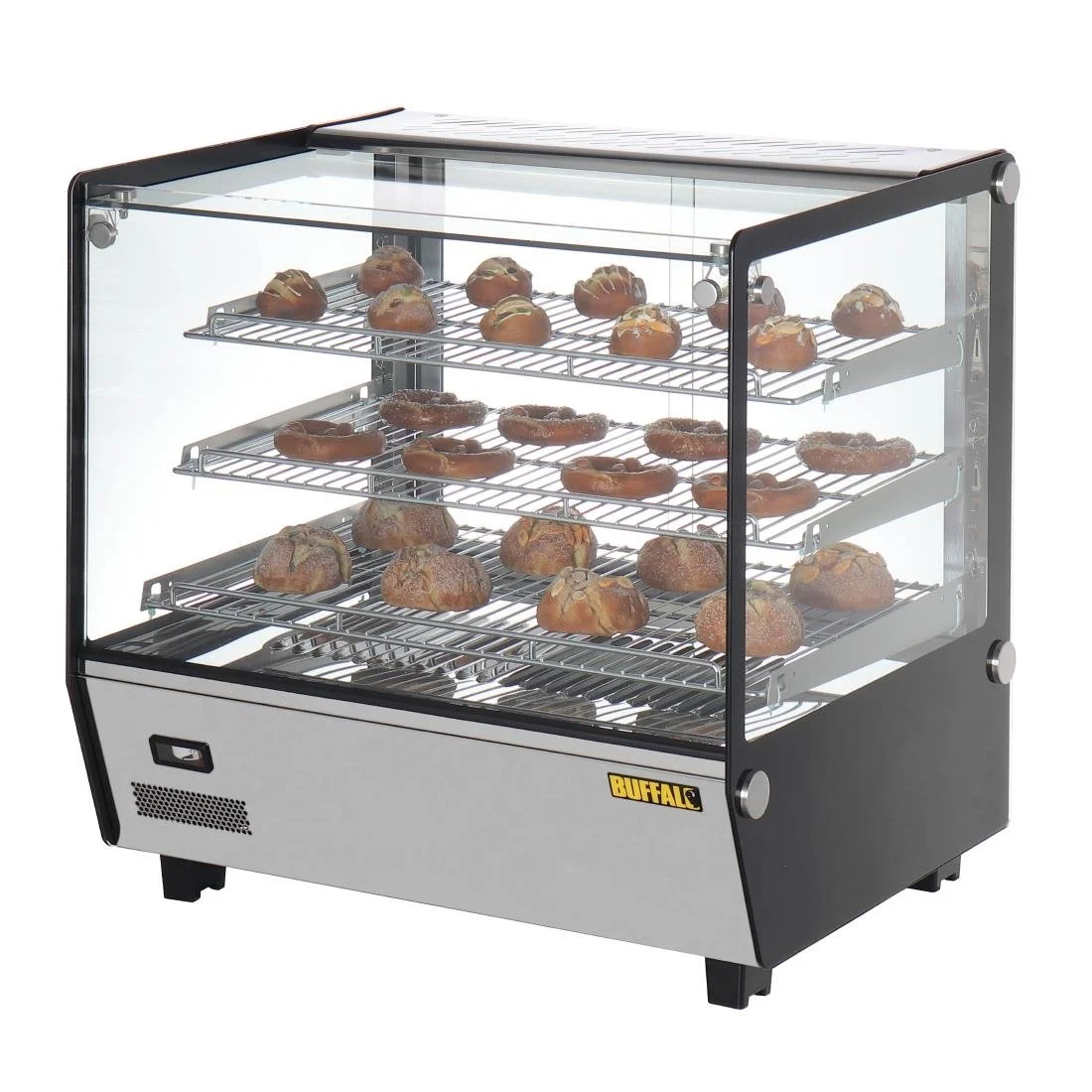 Buffalo Square Countertop Heated Display Merchandiser 120Ltr - Image 3