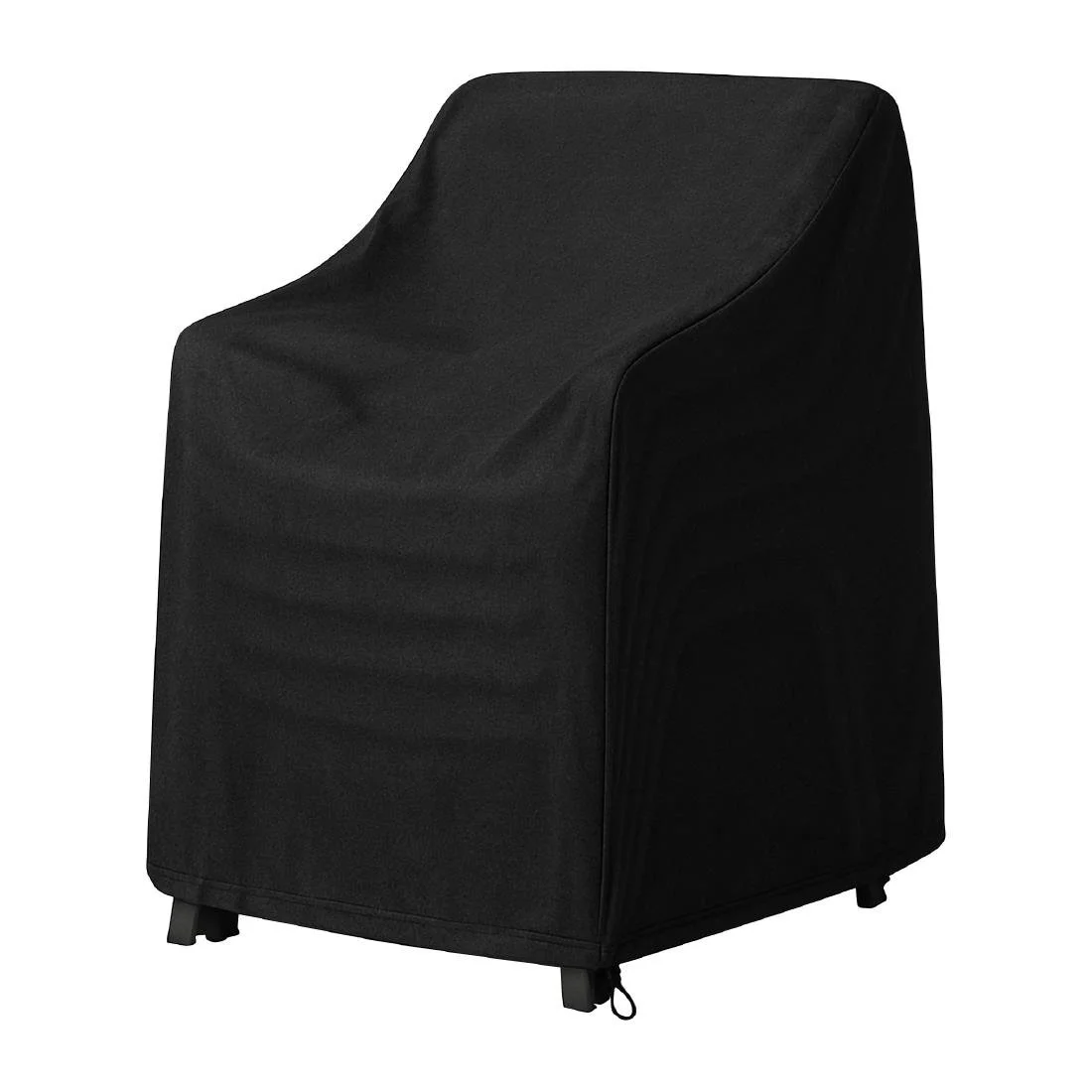 Bolero Armchair Outdoor Cover Black Fits 6 Chairs 900x700mm
