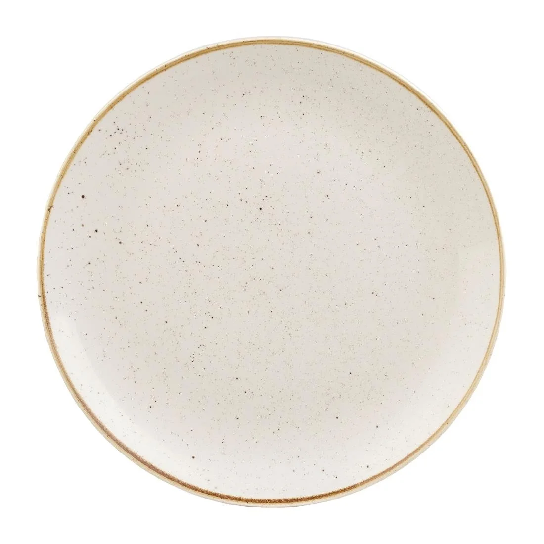 Churchill Stonecast Barley White Coupe Plates 254mm (12 Pack)