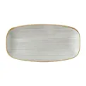 Churchill Stonecast Raw Grey Chefs Oblong Plates 280 x 152mm (12 Pack) - Image 1