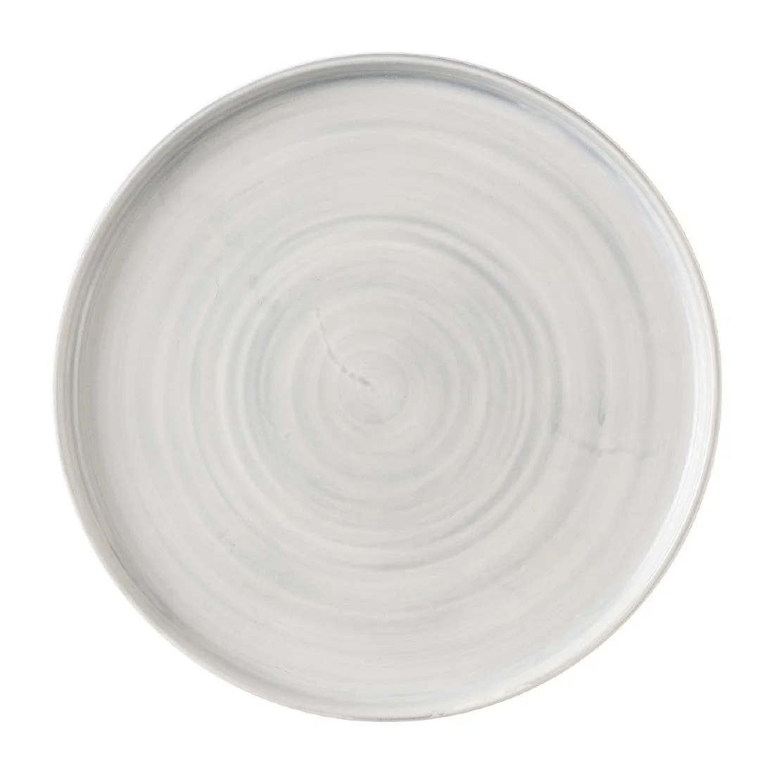 Churchill Stonecast Canvas Grey Walled Plates 255mm (6 Pack) - Image 1