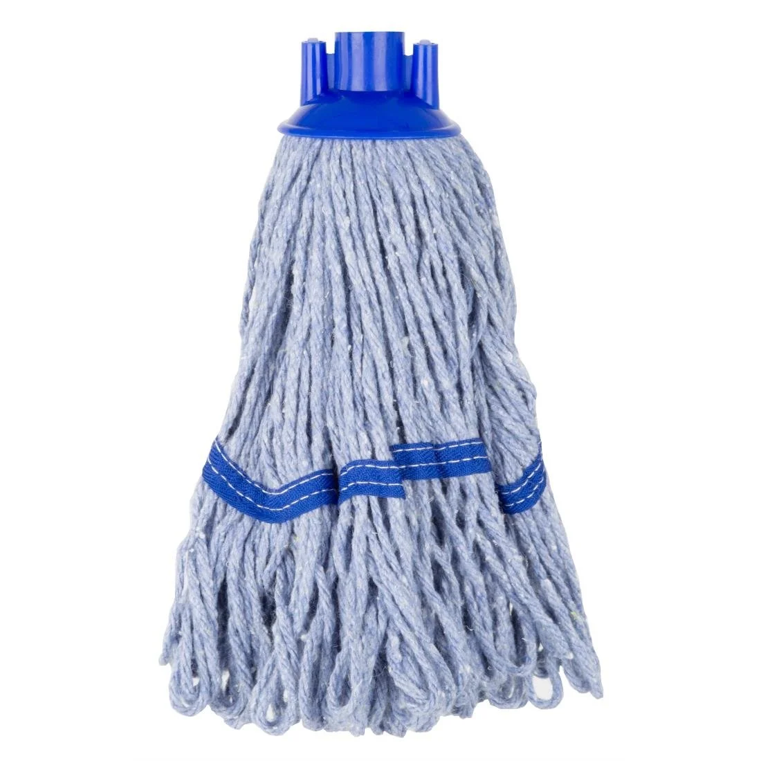Jantex Connect Deck Mop Head Blue Stripe 200g - Image 1