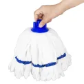 Jantex Connect Microfibre Mop Head Blue Stripe 150g - Image 3