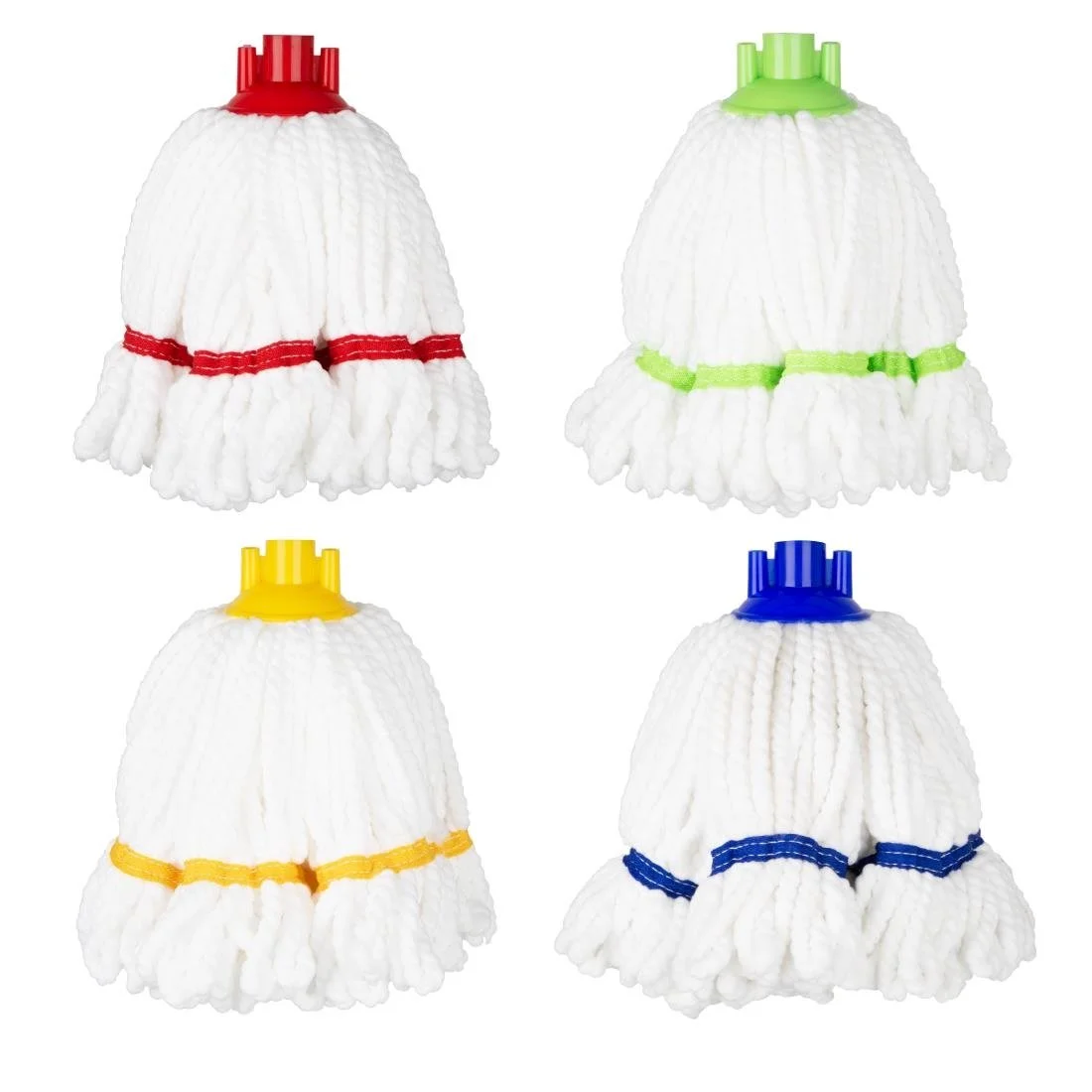 Jantex Connect Microfibre Mop Head Yellow Stripe 150g - Image 4