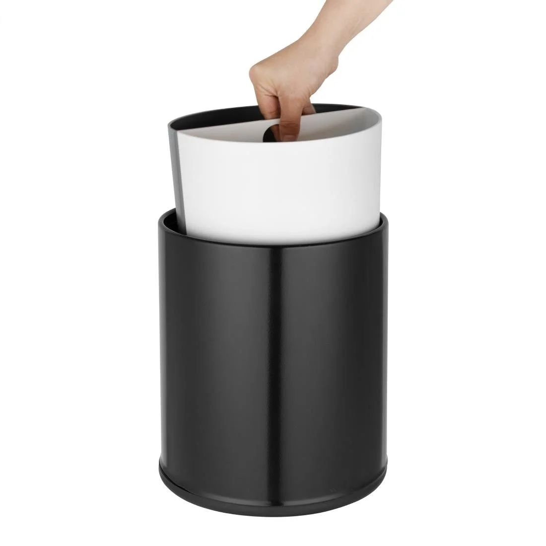 Bolero 2 Compartment Hotel Bin Black - Image 3