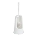 Jantex Round Toilet Brush & Holder - White - Image 1