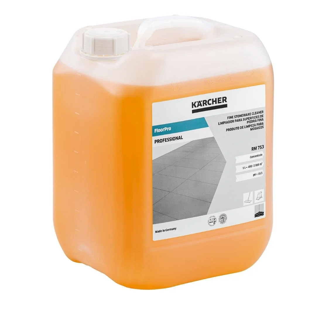 Karcher FloorPro Fine Stoneware Cleaner RM 753 - 10Ltr - Image 2