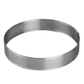 Pavoni Round Stainless Steel Mould 190x35mm - Image 1
