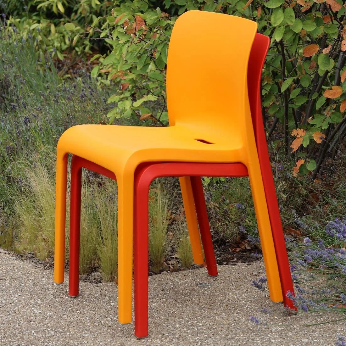 Origin POP Chair Deep Orange 480x500x790mm (2 Pack) - Image 7