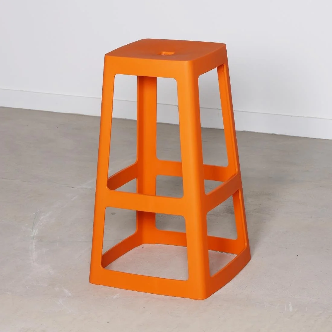 Origin Base High Stool Signal Orange 450x450x750mm (2 Pack) - Image 15
